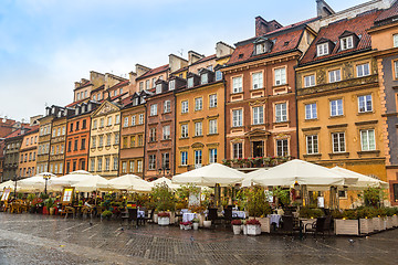 Image showing Old town square in Warsaw