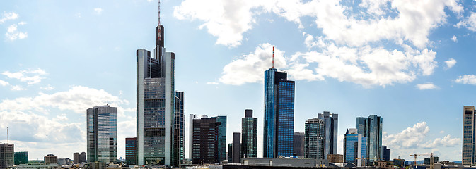 Image showing Financial district in Frankfurt