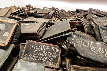 Image showing Bags of victims in Auschwitz