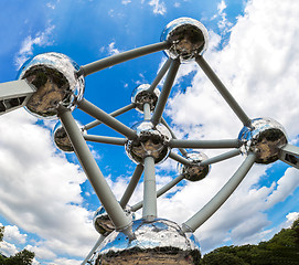 Image showing Atomium structure  in Brussels