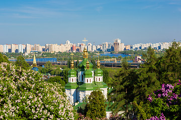 Image showing Panorama of the city Kiev, Ukraine