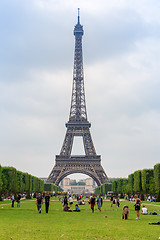 Image showing Eiffel tower in Paris