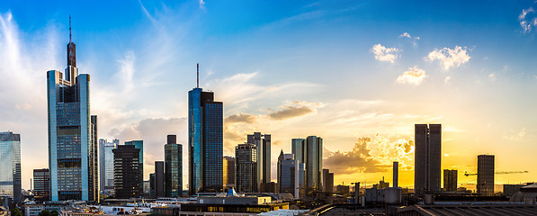 Image showing Aerial view of Frankfurt