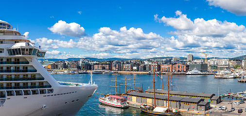 Image showing Oslo skyline in Norway