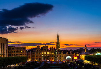 Image showing Brussels city center