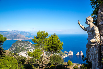 Image showing Capri island in  Italy