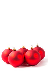 Image showing Red christmas ball