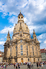 Image showing Dresden and Frauenkirche church