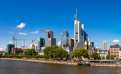 Image showing Ginancial district in Frankfurt