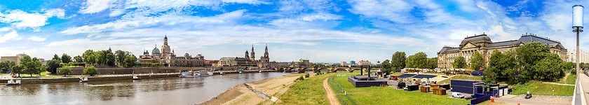Image showing Panoramic view of Dresden