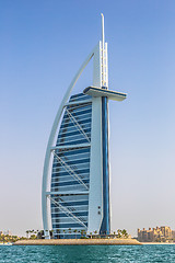 Image showing Burj Al Arab is a luxury 5 stars hotel