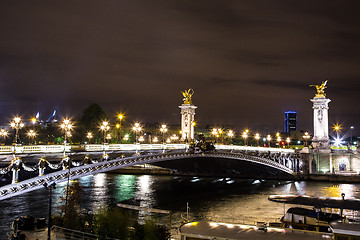 Image showing Bridge of the Alexandre III in Paris