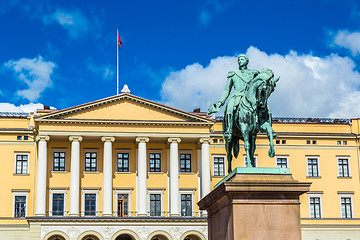 Image showing Royal Palace  in Oslo, Norway