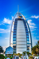 Image showing Burj Al Arab is a luxury 5 stars hotel