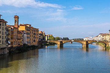 Image showing Ponte Santa Trinita in Florence