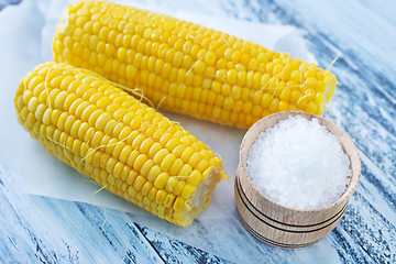 Image showing boiled corn