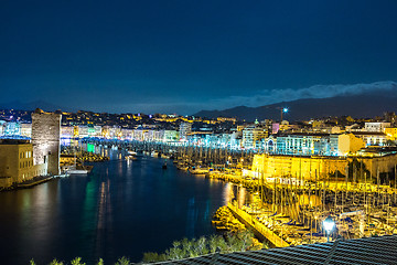 Image showing Saint Jean Castle and Cathedral de la Major  in Marseille