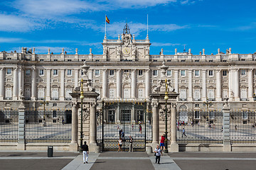 Image showing Royal Palace in Madrid, Spain