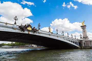 Image showing Pont Alexandre in Paris