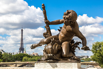 Image showing Bridge of Alexandre III in Paris