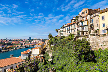 Image showing Aerial view of Porto in Portugal