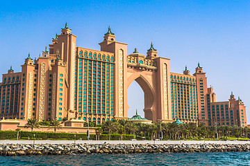 Image showing Atlantis, The Palm Hotel in Dubai, United Arab Emirates