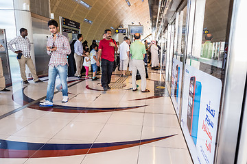 Image showing Dubai Metro Terminal in Dubai, United Arab Emirates.