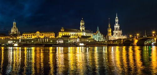 Image showing Dresden in night