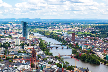 Image showing Financial district in Frankfurt