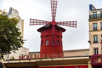 Image showing Moulin Rouge in Paris