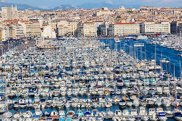 Image showing Old port  in Marseille, France