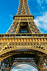 Image showing Eiffel tower in Paris