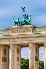 Image showing Brandenburg Gate in Berlin - Germany