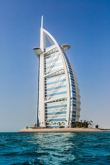 Image showing Burj Al Arab is a luxury 5 stars hotel