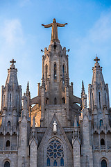 Image showing Church of the Sacred heart of Jesus in Barcelona