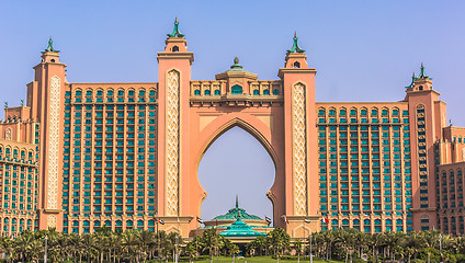 Image showing Atlantis, The Palm Hotel in Dubai, United Arab Emirates