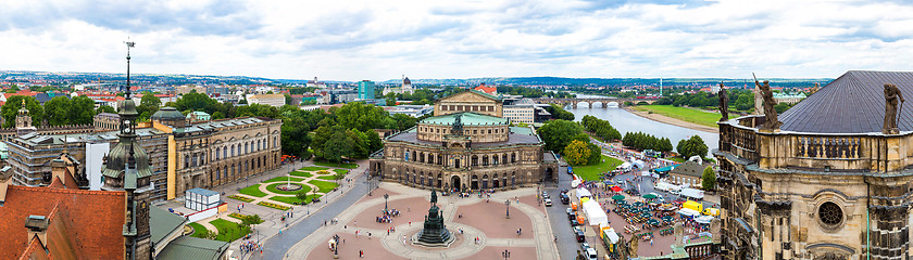 Image showing Panoramic view of Dresden