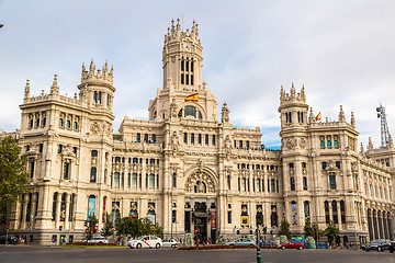 Image showing Cibeles Palace in Madrid