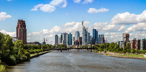 Image showing Ginancial district in Frankfurt