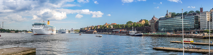 Image showing Panorama of  Stockholm, Sweden