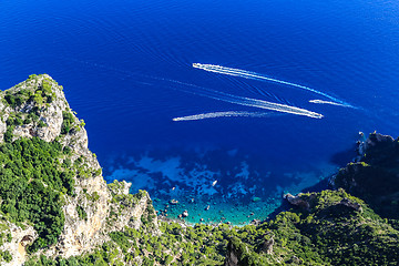 Image showing Capri island in  Italy