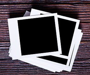 Image showing Blank instant photo