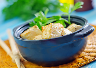 Image showing fried tofu