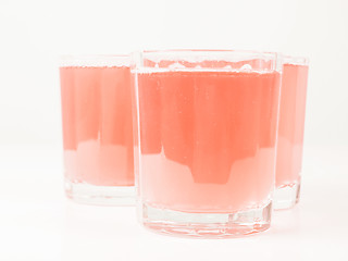 Image showing  Pink grapefruit saft vintage