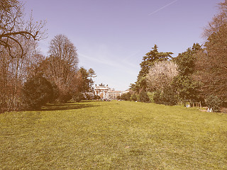 Image showing Parco Sempione in Milan vintage