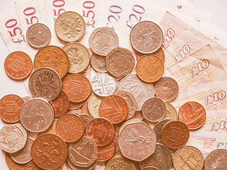 Image showing  British Pound vintage