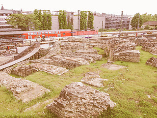 Image showing Roman Theatre in Mainz vintage