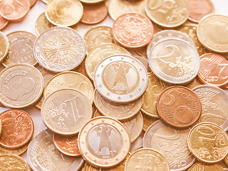 Image showing  Euro coin vintage