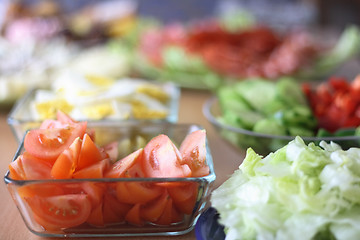 Image showing vegetable background