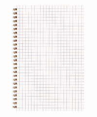 Image showing  Blank notebook page vintage